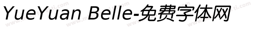 YueYuan Belle字体转换